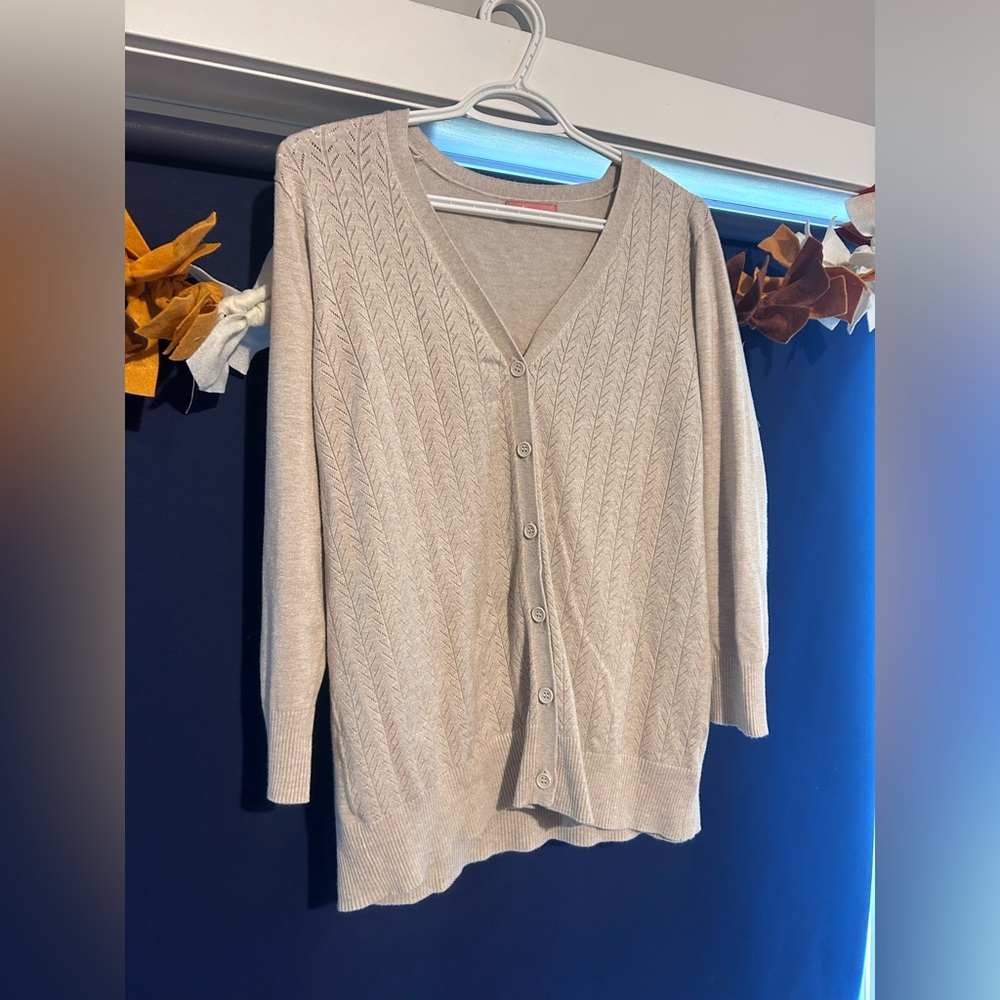 IYLA cable knit cardigan L